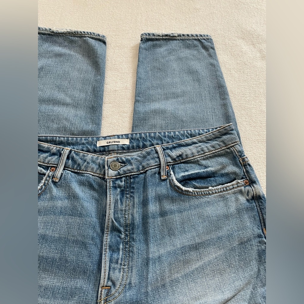 GRLFRND High Rise Women Jeans in Light Blue - Picture 3 of 16